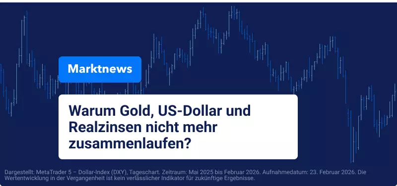 Gold vs. Realzinsen vs. US-Dollar – Warum historische Muster heute nicht mehr funktionieren