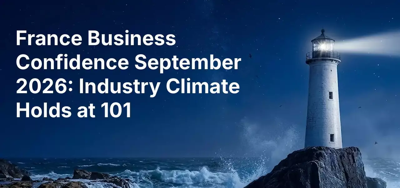 France Business Confidence September 2026: Industry Climate Holds at 101