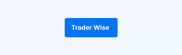 Bouton bleu avec le texte blanc "Trader Wise".