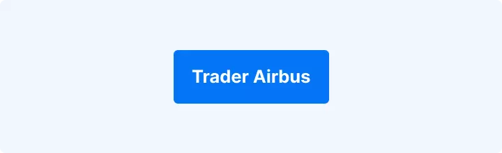 Bouton bleu indiquant « Trader l'action Airbus ».