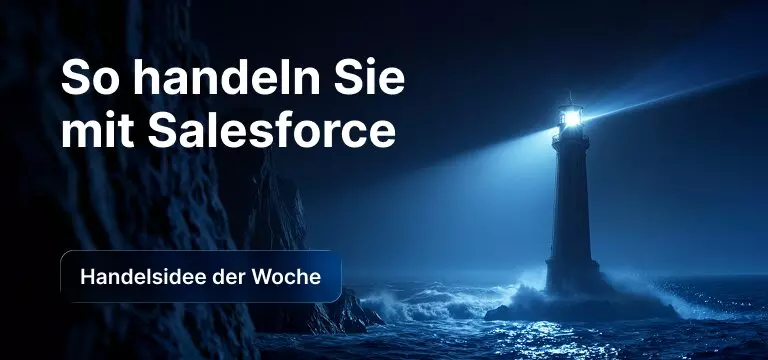 Handelsidee zur Salesforce-Aktie nach den Q1-Zahlen des Geschäftsjahres 2027 mit Analyse von Umsatz, Gewinn und Kursentwicklung.