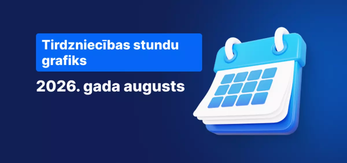 Trading Hours Schedule -August 2026