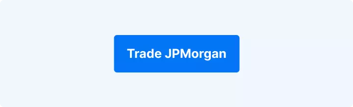 A banner with text, "Trade JPMorgan".