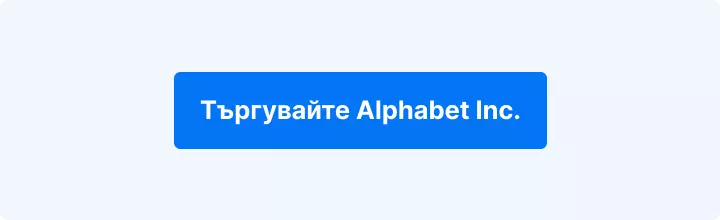 Call-to-action графика за търговия с акциите на Alphabet