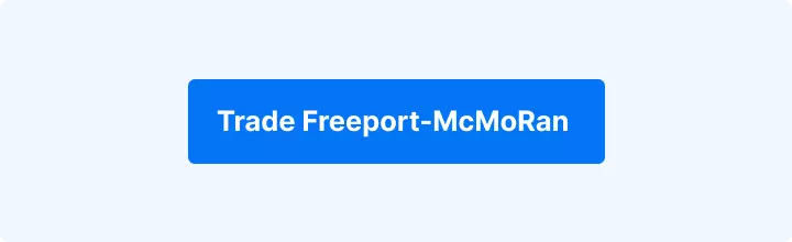 Blue button reading "Trade Freeport-McMoRan".
