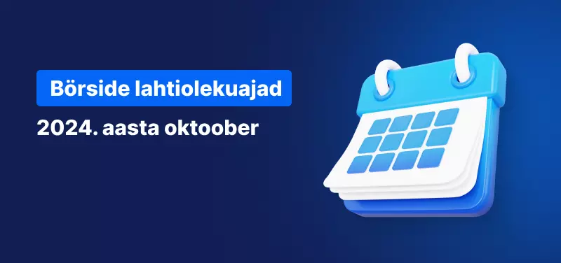 2024 oktoober borside lahtiolekuajad