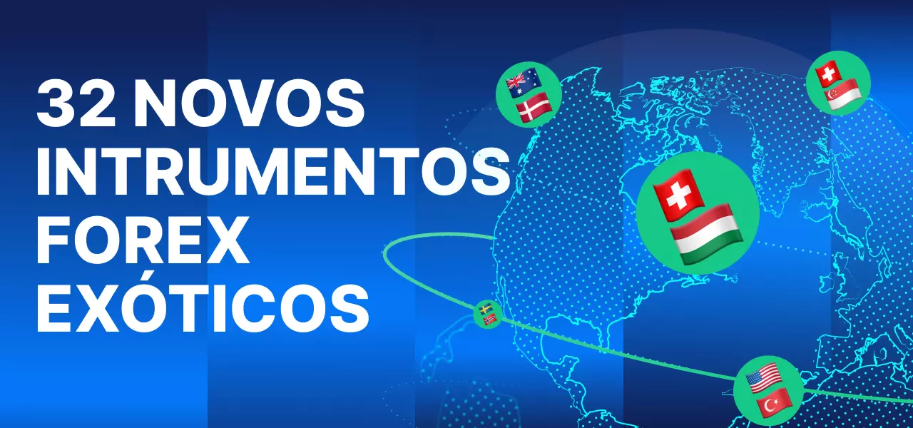32 Novos Pares de Moedas Exóticas