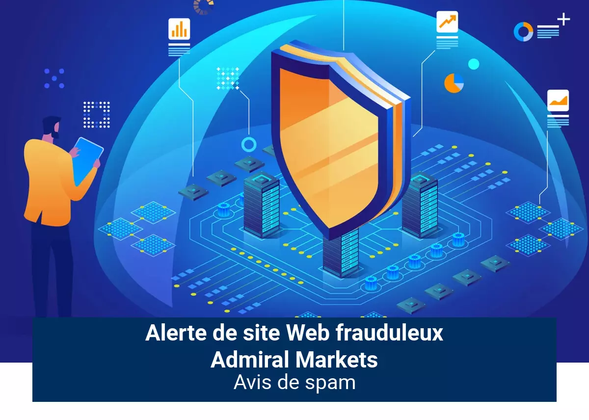 Alerte de site Web frauduleux Admiral Markets