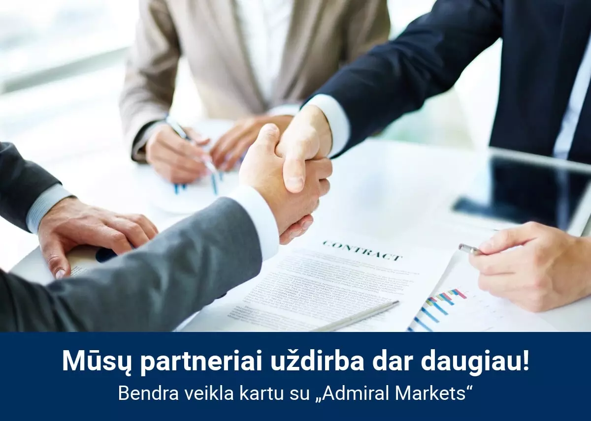 Admiral Markets partneriai uždirba dar daugiau!