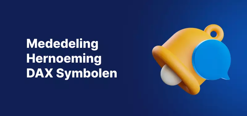 Mededeling Hernoeming DAX Symbolen