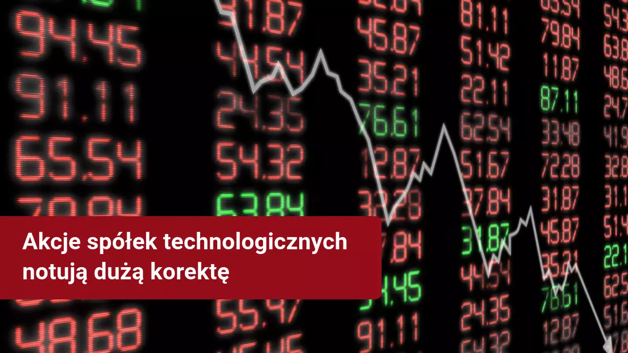 akcje spółek technologicznych spadają
