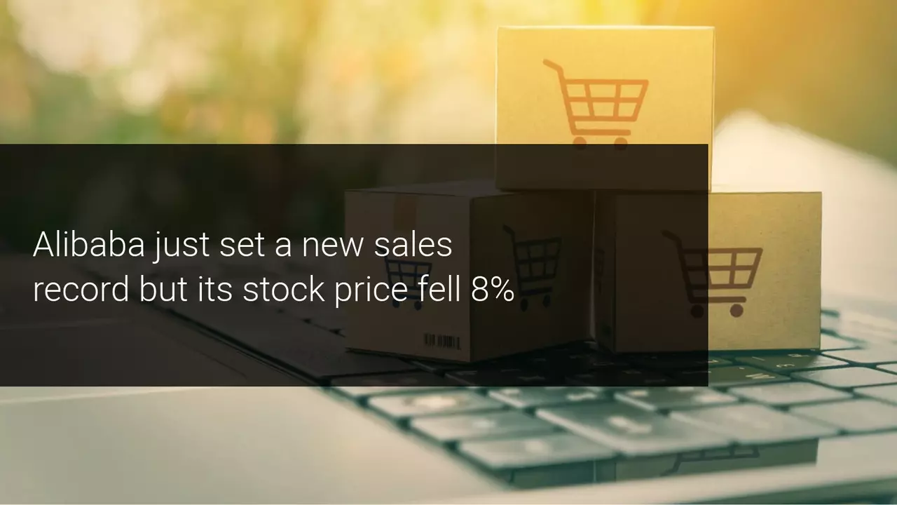 Alibaba stock plunges 8% even after record $56 billion Singles day! Why?