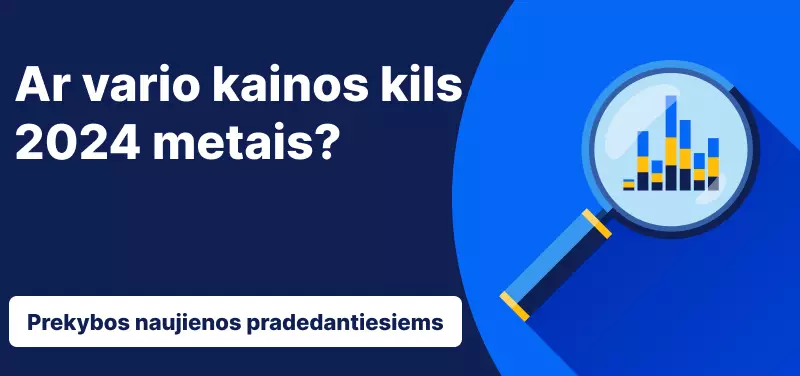 Ar vario kainos kils 2024 metais? 