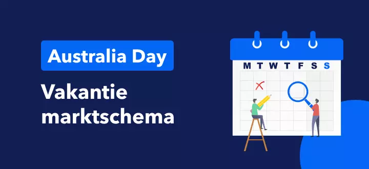 Australia Day Vakantie Marktschema