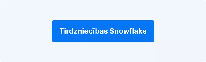 Gaiši zils fons ar uzrakstu: "Tirdzniecības Snowflake"