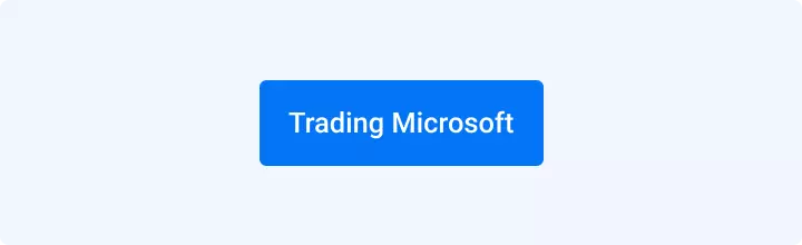 Botón azul con la leyenda «Trade Microsoft»