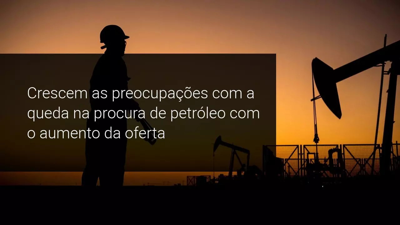 Crescem as preocupações com a queda na procura de petróleo com o aumento da oferta - Admiral Markets