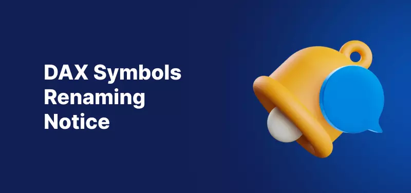 Admirals announces DAX symbols renaming