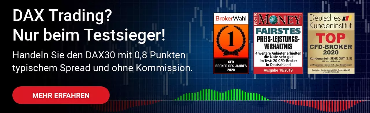 Handeln Sie CFDs auf den deutschen Leitindex beim DAX30 Spezialisten