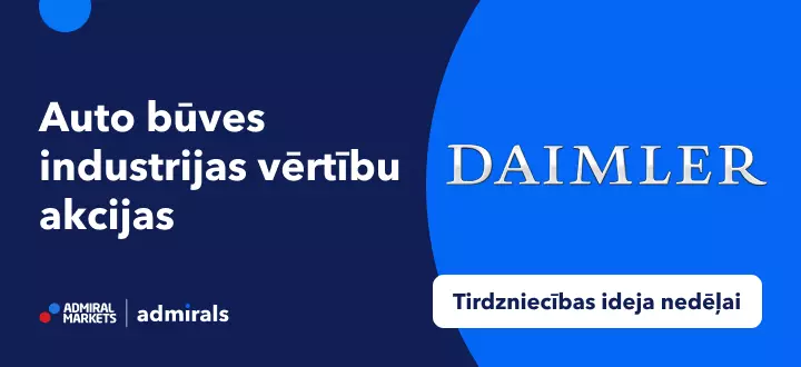 Daimler – ieguldījumi autobūves  industrijas sektora vērtības akcijās 