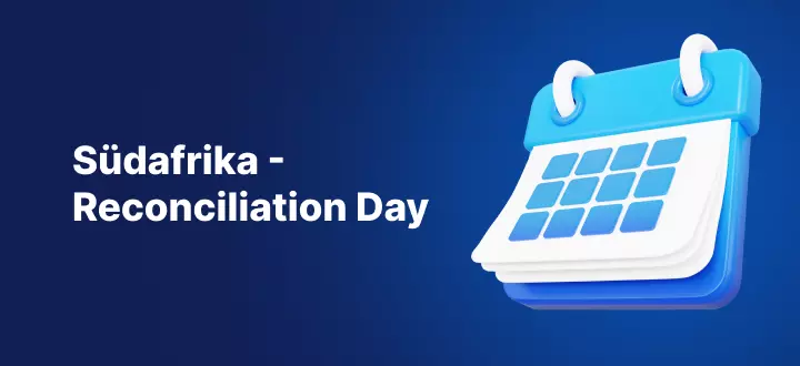 Änderungen der Handelszeiten aufgrund Südafrikas Reconciliation Day