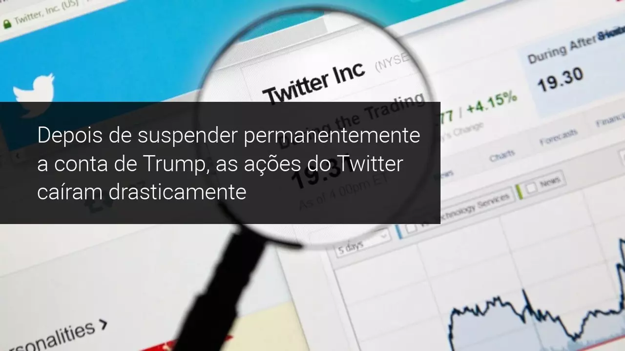 Depois de suspender permanentemente a conta de Trump, as ações do Twitter caíram drasticamente - Admiral Markets