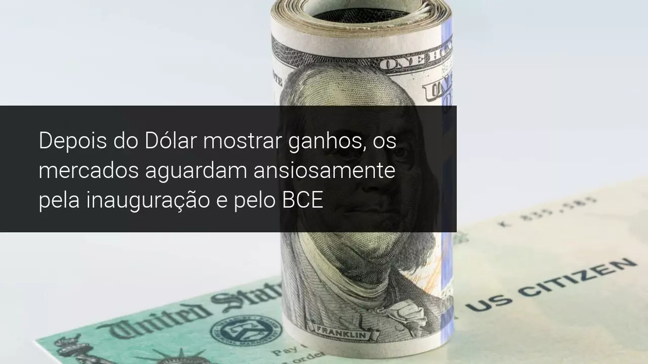 Depois do Dólar mostrar ganhos, os mercados aguardam ansiosamente pela inauguração e pelo BCE - Admiral Markets