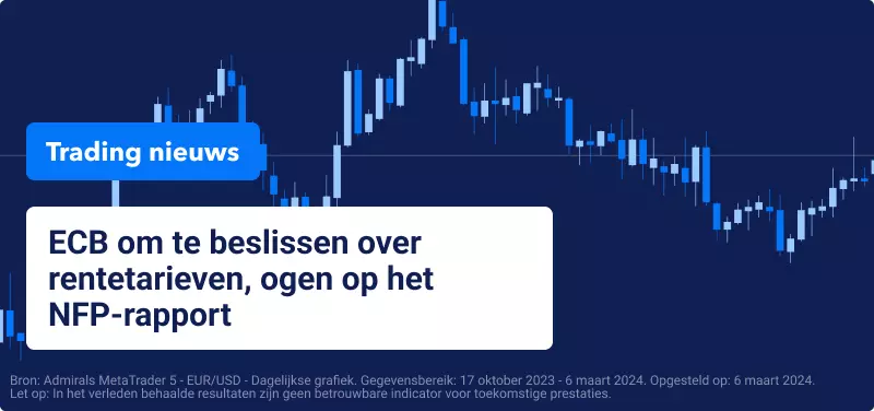 ECB om te beslissen over rentetarieven, ogen op NFP-rapport