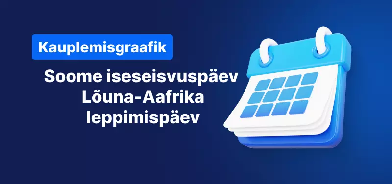 Kauplemisgraafik 6. ja 16. detsembril