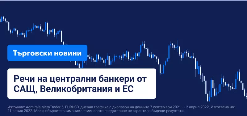 Речи на централни банкери от САЩ, Великобритания и ЕС за монетарната политика
