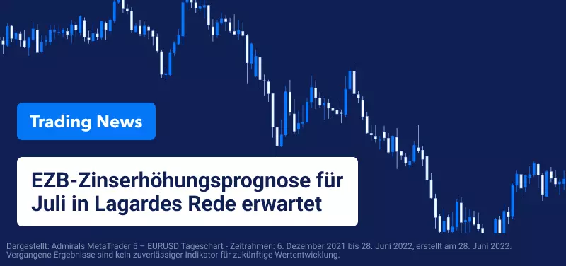 EZB-Zinserhöhungsprognose für Juli in Lagardes Rede erwartet