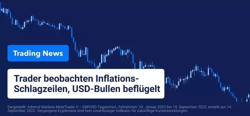 Trader beobachten Schlagzeilen über hohe Inflation, USD-Bullen beflügelt 
