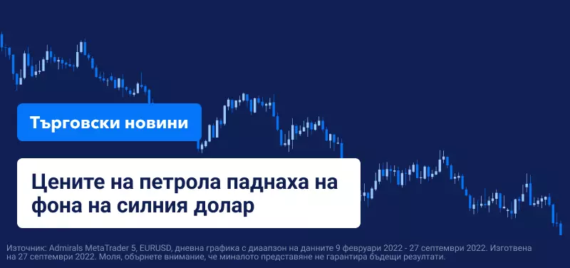 Цените на петрола паднаха на фона на силния долар