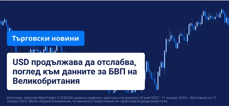 Щатският долар възобнови спада си спрямо британската лира и еврото, тъй като инвеститорите и търговците се съсредоточават върху публикуването на данните за инфлацията в САЩ в четвъртък, 12 януари. Индексът на щатския долар (DXY) остава под натиск към кръглата цифра 103,00, малко над най-ниското ниво, регистрирано през последните седем месеца.  Докато пазарните участници чакат данните за CPI в САЩ, за да коригират стратегиите си, някои икономисти отбелязват, че слабостта на щатския долар може да се дължи и на неспособността на председателя на Федералния резерв (Фед) Джеръм Пауъл да предостави ясни насоки за следващите ходове на централната банка на САЩ, засилвайки несигурност и тежест върху американската валута.  Анализаторите от MUFG bank предполагат, че щатският долар може да претърпи допълнителни загуби, ако не бъдат публикувани силни данни за инфлацията в САЩ. В своя доклад, публикуван вчера, те отбелязват, че „освен ако пазарните очаквания не бъдат предизвикани от по-силните входящи данни, това оставя щатския долар уязвим за по-нататъшна слабост в краткосрочен план“.  Ниво на инфлация в Китай (CPI) В четвъртък Националната статистическа служба на Китай ще публикува данните за индекса на потребителските цени за декември. Китайската администрация работи за стимулиране на икономическия растеж в лицето на подновените насрещни ветрове от избухването на COVID-19. Очаква се данните за инфлацията да окажат влияние върху плана на Народната банка на Китай (PBOC) за затягане на паричната политика.  На практика Китай е световен производствен център. Ако производствените разходи се увеличат за китайските фирми, те най-вероятно ще прокарат веригата за доставки до останалия свят.  Управителният съвет на PBoC обеща да помогне на домакинствата и частния бизнес чрез предоставяне на по-голяма финансова подкрепа за подпомагане на тяхното възстановяване.  По-рано тази седмица правителството на Китай обяви, че ще облекчи регулаторния контрол на най-големите технологични фирми в страната. В сряда сутринта китайските технологични акции се повишиха, тъй като инвеститорите смятаха, че условията за работа на технологичните фирми ще се подобрят през следващите месеци.   Брутен вътрешен продукт (БВП) на Обединеното кралство Икономиката на Обединеното кралство попадна във финансовите заглавия много пъти през последните няколко месеца, но най-вече поради негативни причини. Високата инфлация през последните 12 месеца беше добавена към списъка с проблеми, пред които е изправено правителството на Обединеното кралство по отношение на икономическите реформи в една от най-силните икономики в света.  В петък, 13 януари, Службата за национална статистика на Обединеното кралство (ONS) се очаква да публикува данните за брутния вътрешен продукт (БВП) на страната за ноември. Икономистите предполагат, че докладът на ONS ще покаже спад от 0,2% на месечна база. Трябва да се отбележи, че БВП на Обединеното кралство е нараснал с 0,5% на месечна база през октомври.   Тази седмица доклад, публикуван от Goldman Sachs, разкри, че неговите икономисти прогнозират спад на БВП на Обединеното кралство с 0,7% през 2023 г., прогнозирайки „забележимо по-изразен спад в Обединеното кралство, отколкото в еврозоната“.  Ако БВП на Обединеното кралство се е свил повече от очакваното, може да има въздействие върху валутните двойки GBP. По-добра от очакваната цифра за БВП може да укрепи паунда, докато по-голямо от очакваното свиване може да принуди паунда да загуби позиции.