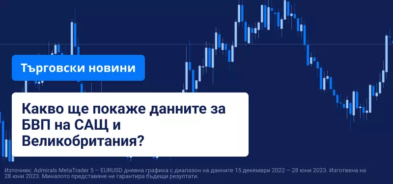 Какво ще покаже данните за БВП на САЩ и Великобритания?