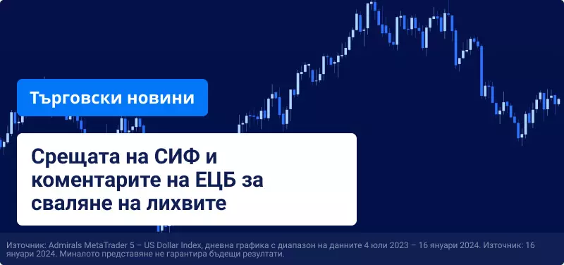 Срещата на СИФ и коментарите на ЕЦБ за сваляне на лихвите са на фокус