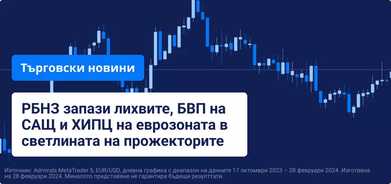 РБНЗ запази лихвите, БВП на САЩ и ХИПЦ на еврозоната в светлината на прожекторите