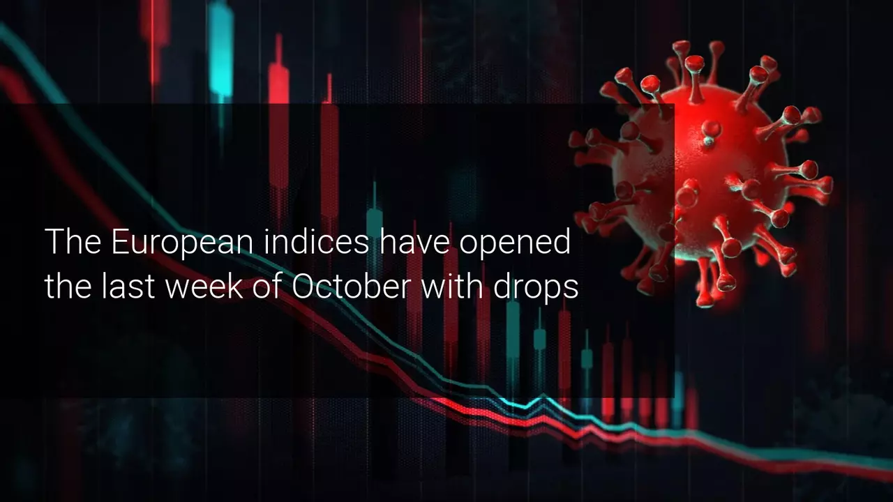 European stock markets fall due to new restrictions against Covid