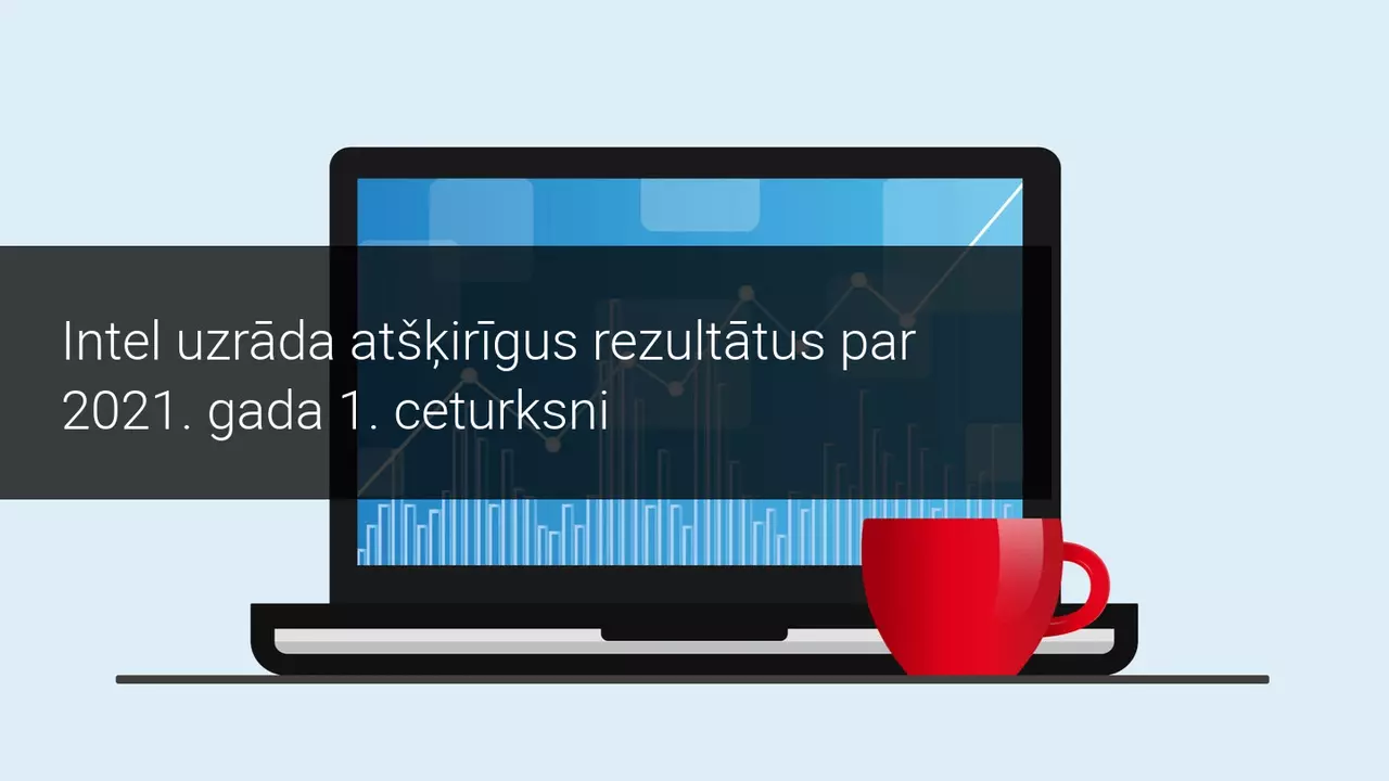 Intel uzrāda atšķirīgus rezultātus par 2021. gada 1. ceturksni