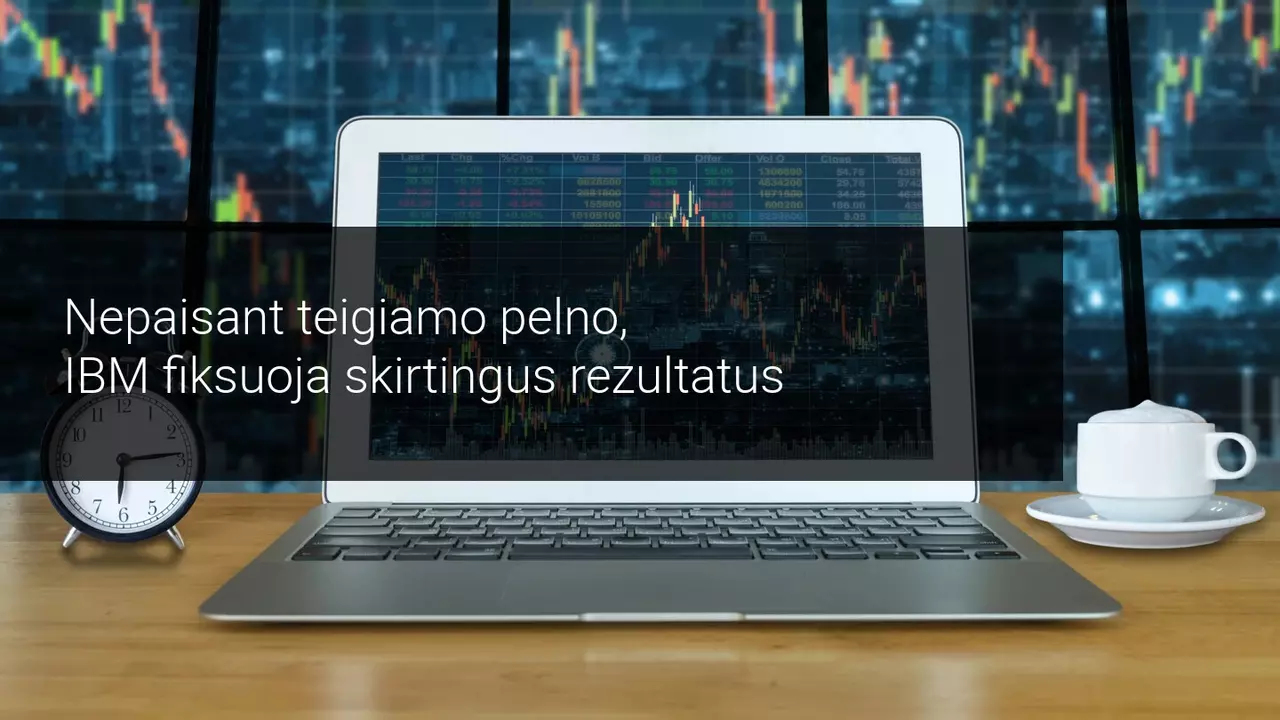 Nepaisant pagerėjusio pelno, IBM sumažina savo pajamas