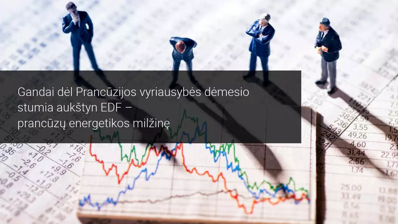Gandai stumia į viršų EDF akcijas rinkoje
