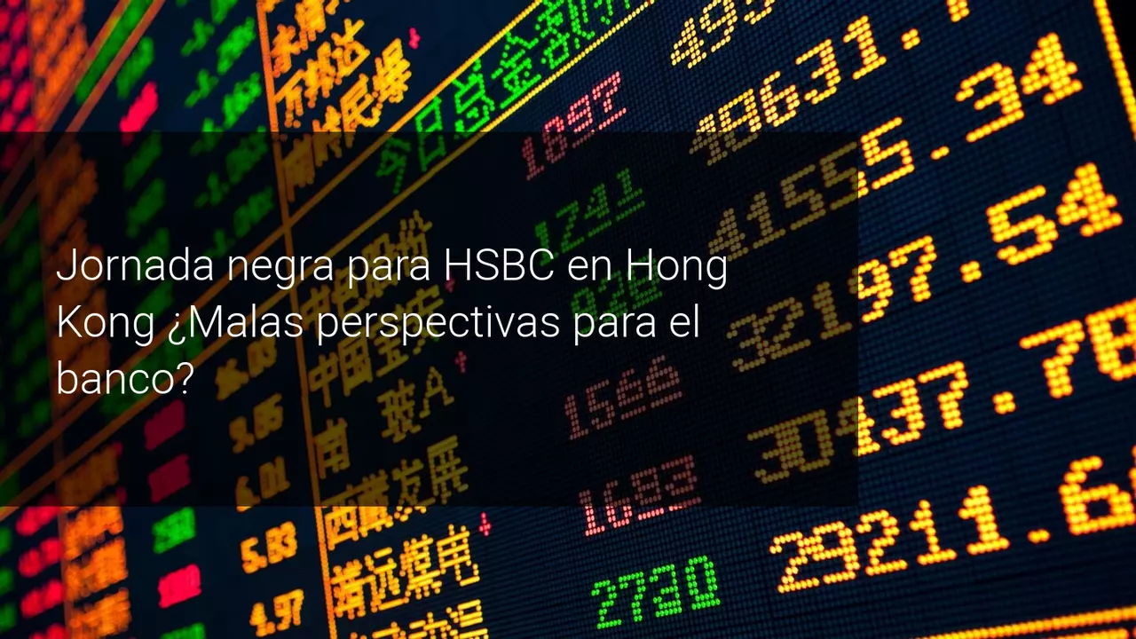 HSBC cae en la sesión asiática