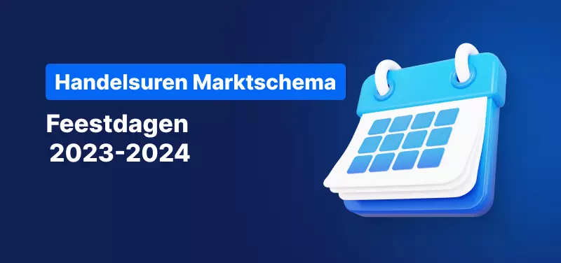 Handelsuren Marktschema Feestdagen 2023-2024