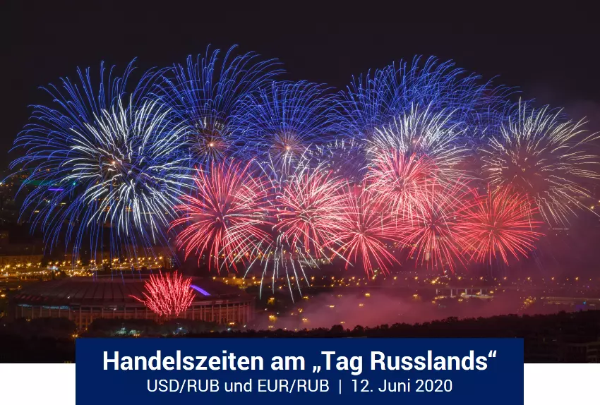 Änderungen der Handelszeiten am Tag Russlands