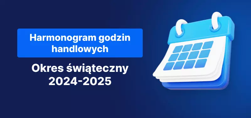 harmonogram handlowy Boże Narodzenie 2024-2025