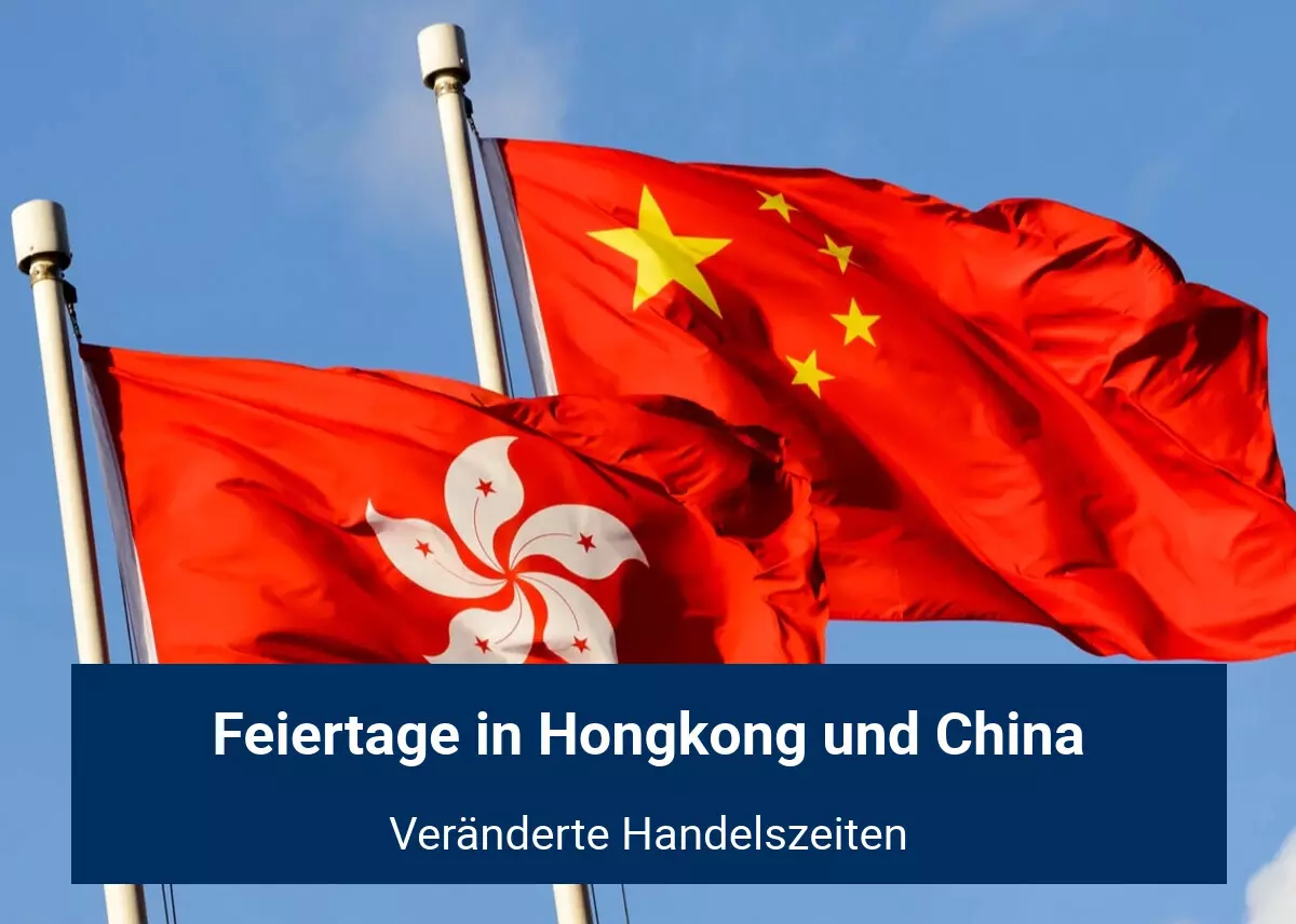 Feiertage in Hongkong und China Oktober 2020