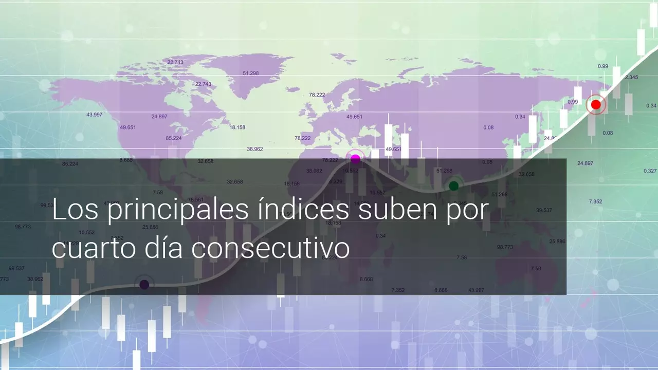 Suben las bolsas por cuarto día consecutivo