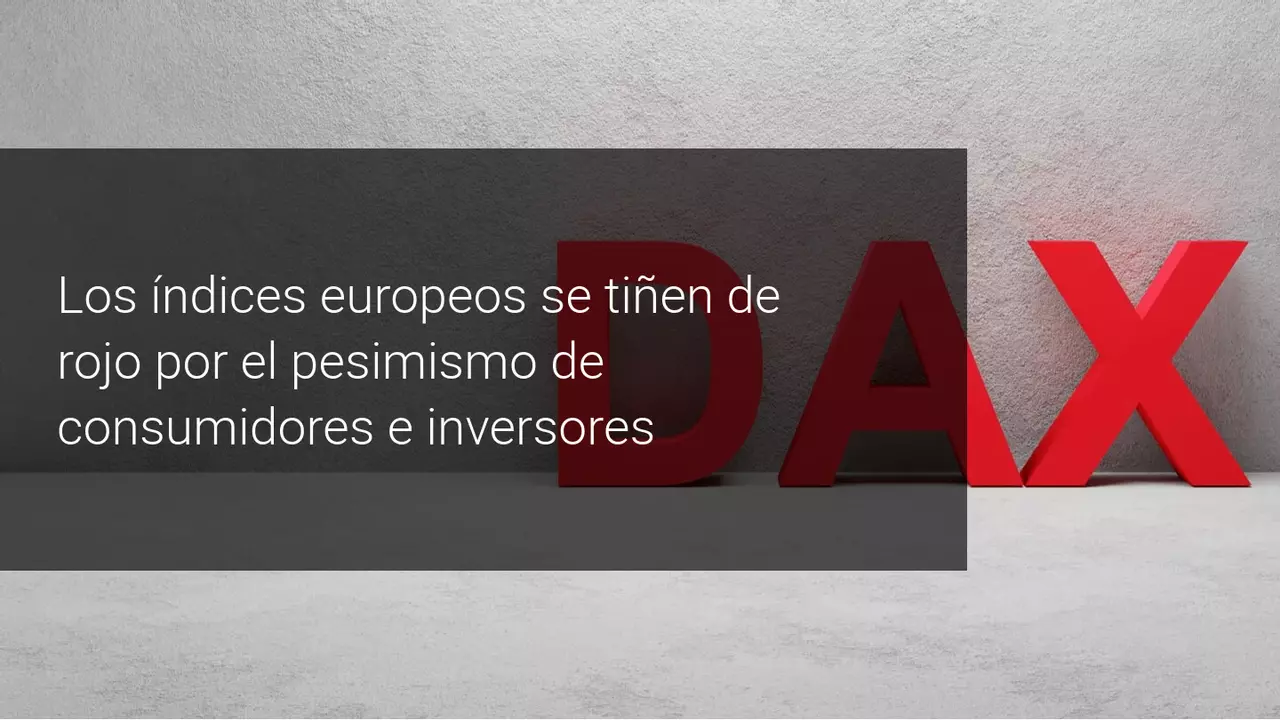 Indices europeos a la baja