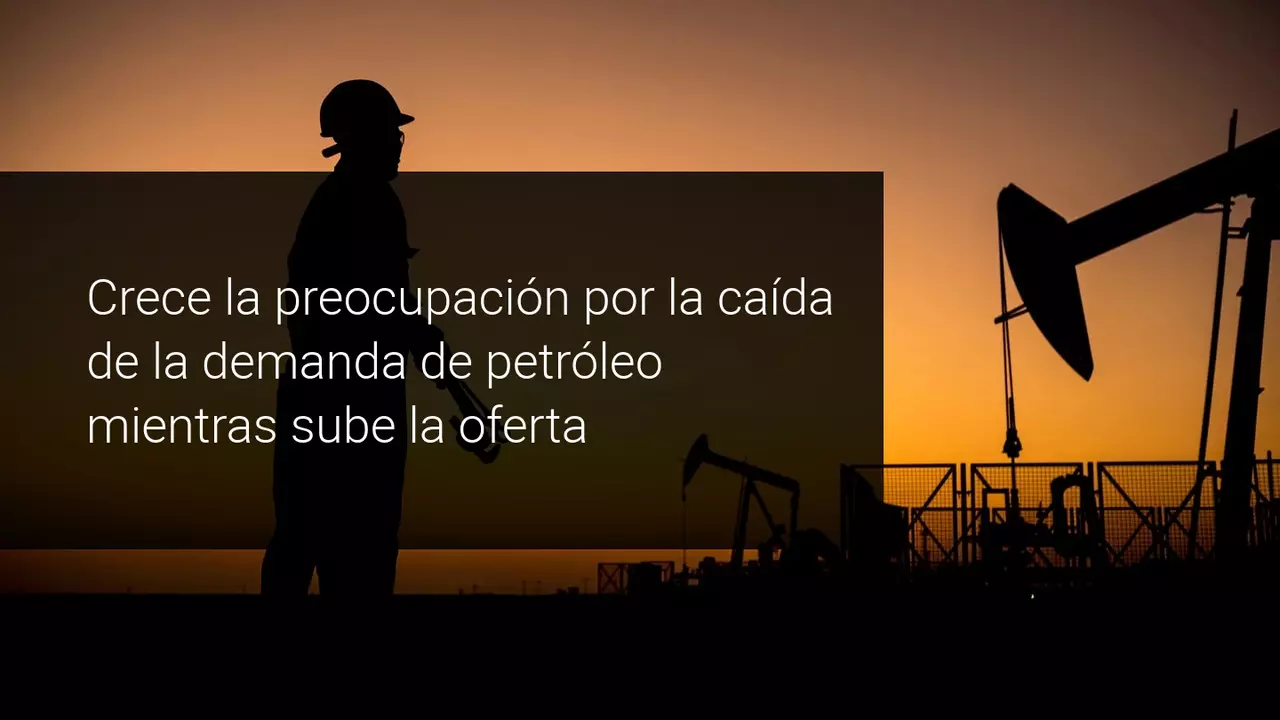 Preocupación por la caída de la demanda de petróleo