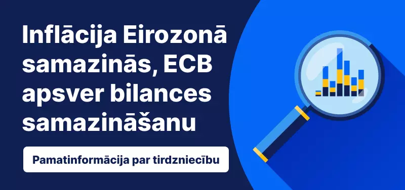 Inflācija eirozonā samazinās
